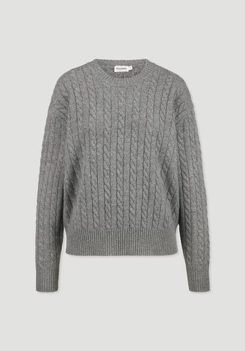 Pullover Oversize aus Bio-Schurwolle mit Cashmere - 4