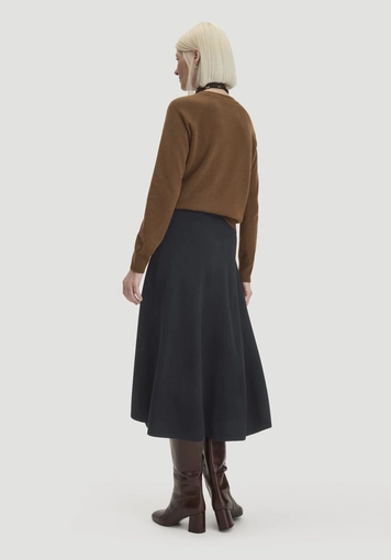 Strick Rock Midi Regular aus Bio-Merinowolle mit Cashmere - 1
