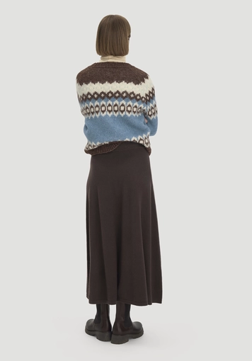 Strick Rock Midi Regular aus Bio-Merinowolle mit Cashmere - 1