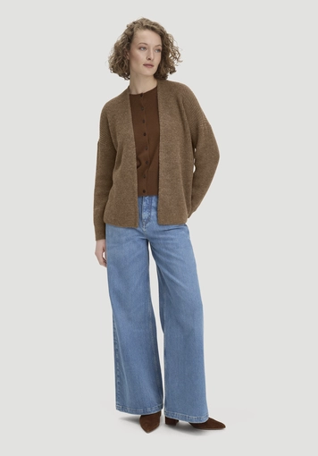 Strick Jacke Oversize aus reinem Alpaka - 2