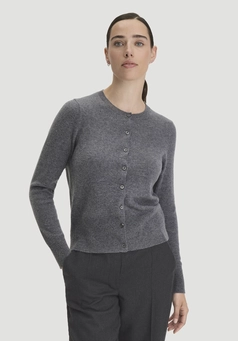 Knit jacket Regular BETTER RECYCLING made of pure cashmere