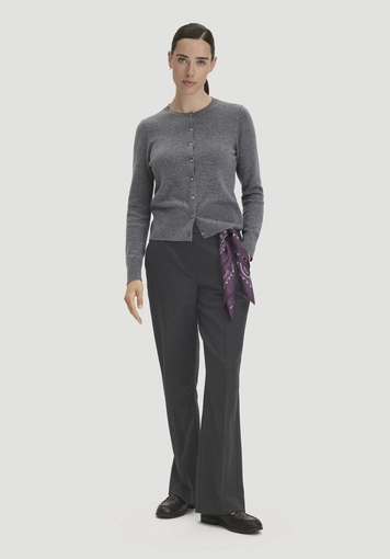 Strick Jacke Regular BETTER RECYCLING aus reinem Cashmere - 1