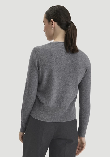Knit jacket Regular BETTER RECYCLING made of pure cashmere - 2