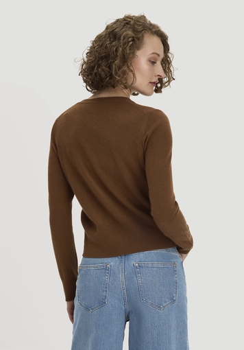 Strick Jacke Regular aus Cashmere mit Recyclinganteil - 2