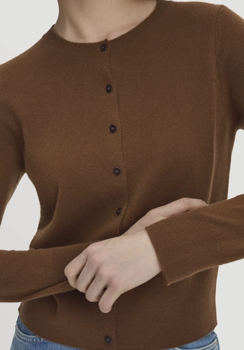Strick Jacke Regular aus Cashmere mit Recyclinganteil - 3