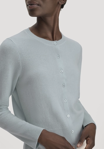 Strick Jacke Regular aus Cashmere mit Recyclinganteil - 3