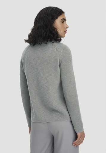 Strick Jacke Regular aus reiner Bio-Baumwolle - 2