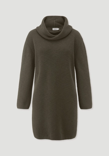 Relaxed knitted dress made from pure organic cotton - 4