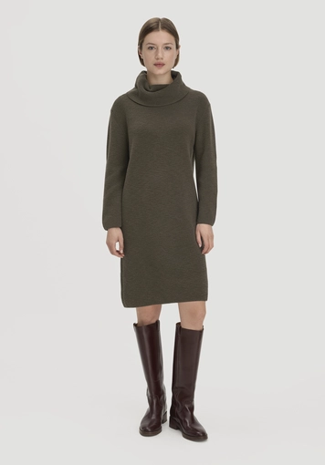 Strickkleid Relaxed aus reiner Bio-Baumwolle - 0