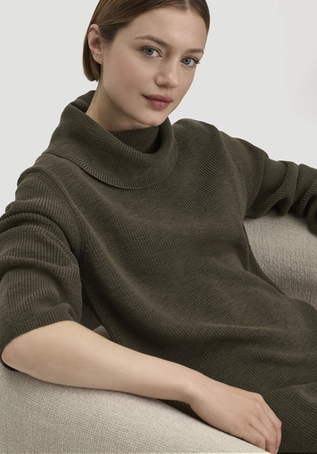 Relaxed knitted dress made from pure organic cotton - 2
