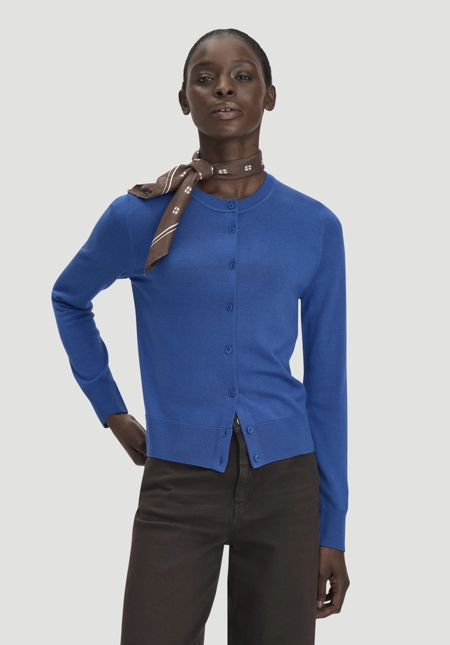 Strickjacke Regular aus reiner Bio-Merinowolle
