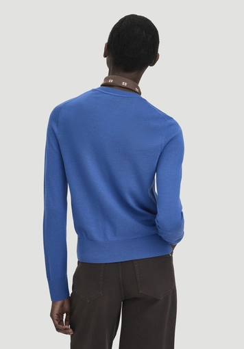 Regular cardigan made of pure organic merino wool - 2