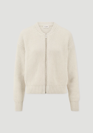 Strickjacke Relaxed aus Bio-Baumwolle mit recycelter Wolle Strickjacke Relaxed aus Bio-Baumwolle mit recycelter Wolle