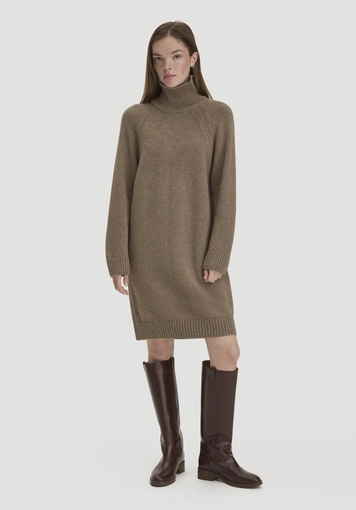 Strickkleid Relaxed aus Bio-Merinowolle mit Bio-Baumwolle - 0