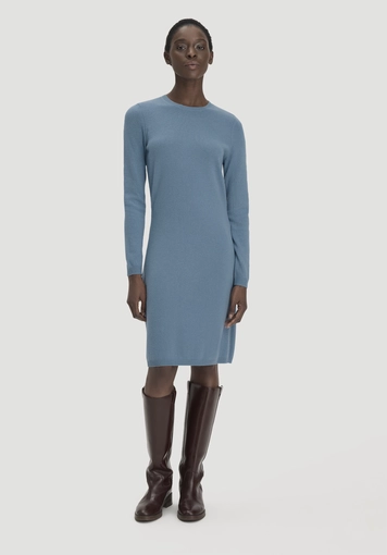 Strickkleid Regular aus Bio-Schurwolle mit Cashmere - 0