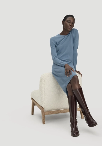 Strickkleid Regular aus Bio-Schurwolle mit Cashmere - 3