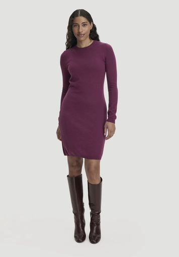 Strickkleid Regular aus Bio-Schurwolle mit Cashmere - 0