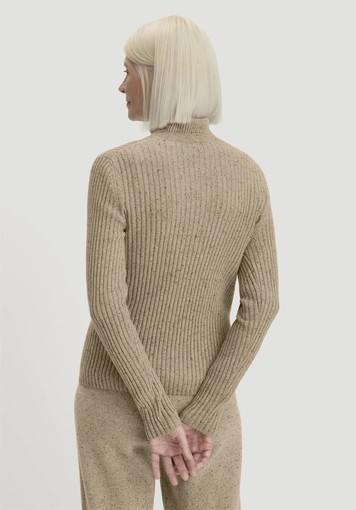 Strickjacke Slim aus Bio-Baumwolle und recycelter Schurwolle - 2