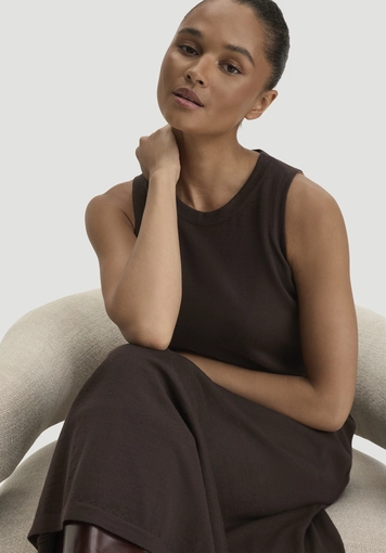 Regular knit dress made from pure organic merino wool - 2