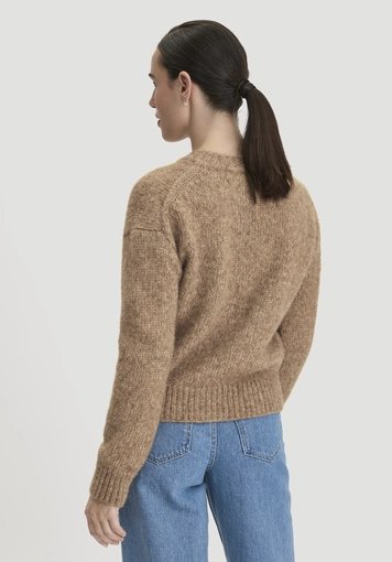 Strickjacke Relaxed aus Alpaka und Bio-Baumwolle - 2