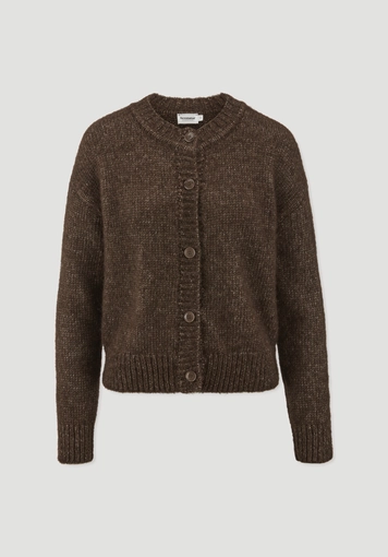Relaxed cardigan made from alpaca and organic cotton - 5