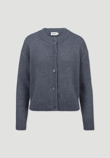Strickjacke Relaxed aus Alpaka und Bio-Baumwolle - 4