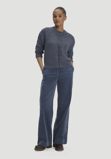 Strickjacke Relaxed aus Alpaka und Bio-Baumwolle - 1