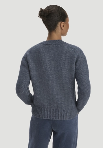 Strickjacke Relaxed aus Alpaka und Bio-Baumwolle - 2