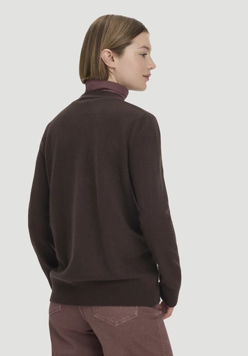 Relaxed cardigan made from organic virgin wool with cashmere - 2