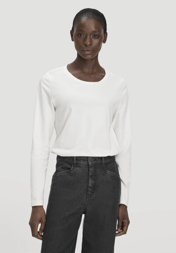 Relaxed longsleeve made from Regenerative Organic Cotton (ROC) - 0