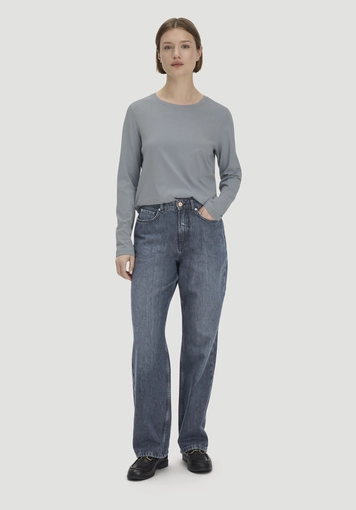 Relaxed longsleeve made from Regenerative Organic Cotton (ROC) - 1