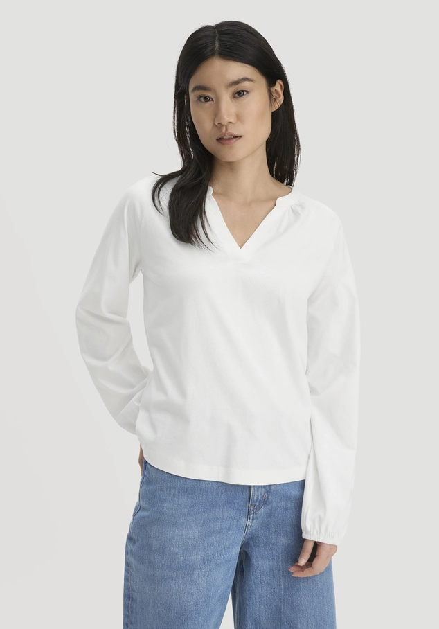 Jersey-Bluse Relaxed aus reiner Bio-Baumwolle