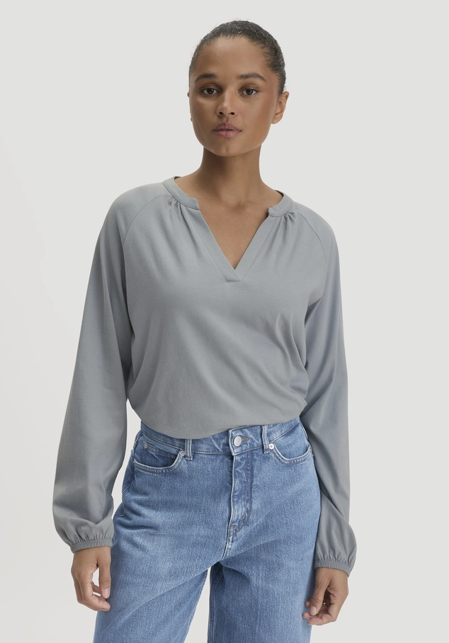 Jersey-Bluse Relaxed aus reiner Bio-Baumwolle