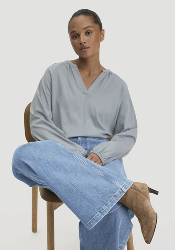 Jersey-Bluse Relaxed aus reiner Bio-Baumwolle - 4