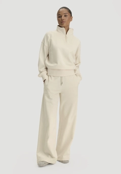 Sweathose Wide Leg Relaxed aus Bio-Baumwolle mit Recycling-Baumwolle