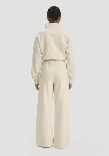 Wide leg relaxed sweatpants made from organic cotton with recycled cotton - 1