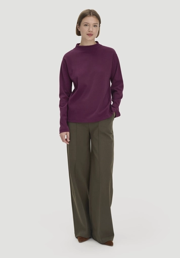 Longsleeve Oversize aus reiner Bio-Baumwolle - 1