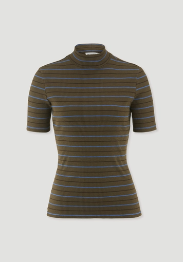 Slubrib Streifen T-Shirt Slim aus Bio-Baumwolle - 4