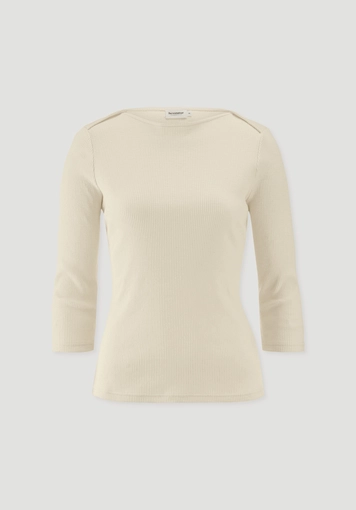 Boatneck Longsleeve Slim made from organic cotton - 5