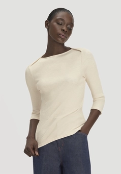 Boatneck Longsleeve Slim made from organic cotton
