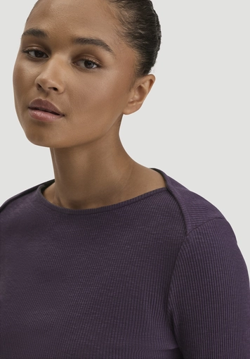 Boatneck Shirt Slim aus Bio-Baumwolle - 3