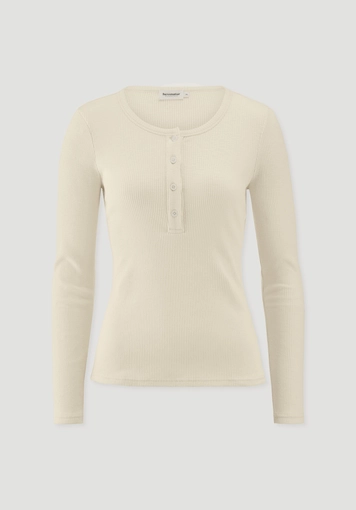 Longsleeve Henley Slim aus Bio-Baumwolle - 4
