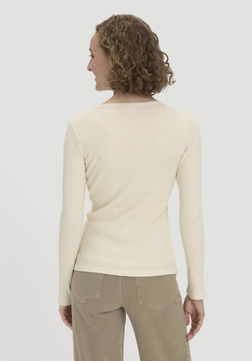 Longsleeve Henley Slim aus Bio-Baumwolle - 2