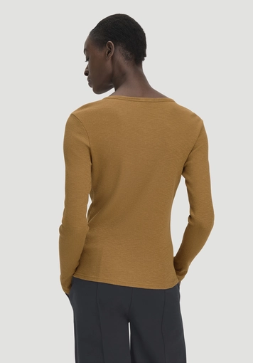 Longsleeve Henley Slim aus Bio-Baumwolle - 2