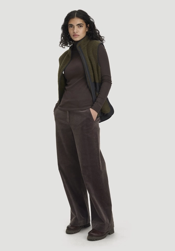 Longsleeve Slim aus Bio-Schurwolle und TENCEL™ Lyocell - 1