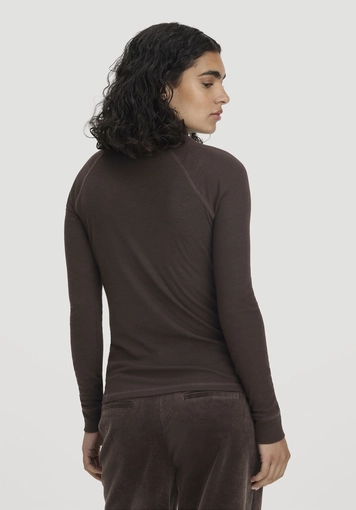 Longsleeve Slim aus Bio-Schurwolle und TENCEL™ Lyocell - 2