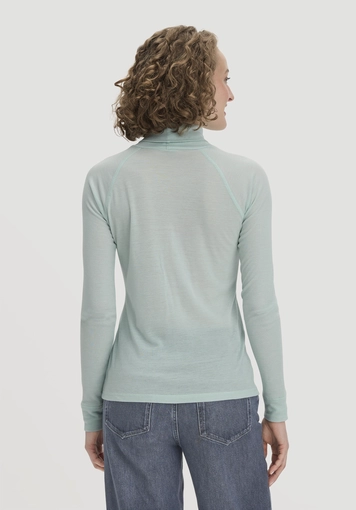 Longsleeve Slim aus Bio-Schurwolle und TENCEL™ Lyocell - 2