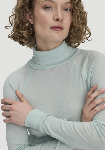 Longsleeve Slim aus Bio-Schurwolle und TENCEL™ Lyocell - 3