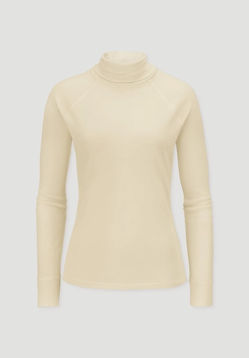 Longsleeve Slim aus Bio-Schurwolle und TENCEL™ Lyocell - 4