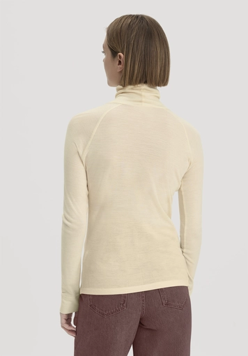 Longsleeve Slim aus Bio-Schurwolle und TENCEL™ Lyocell - 2